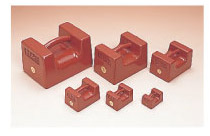 鋳鉄製枕型分銅